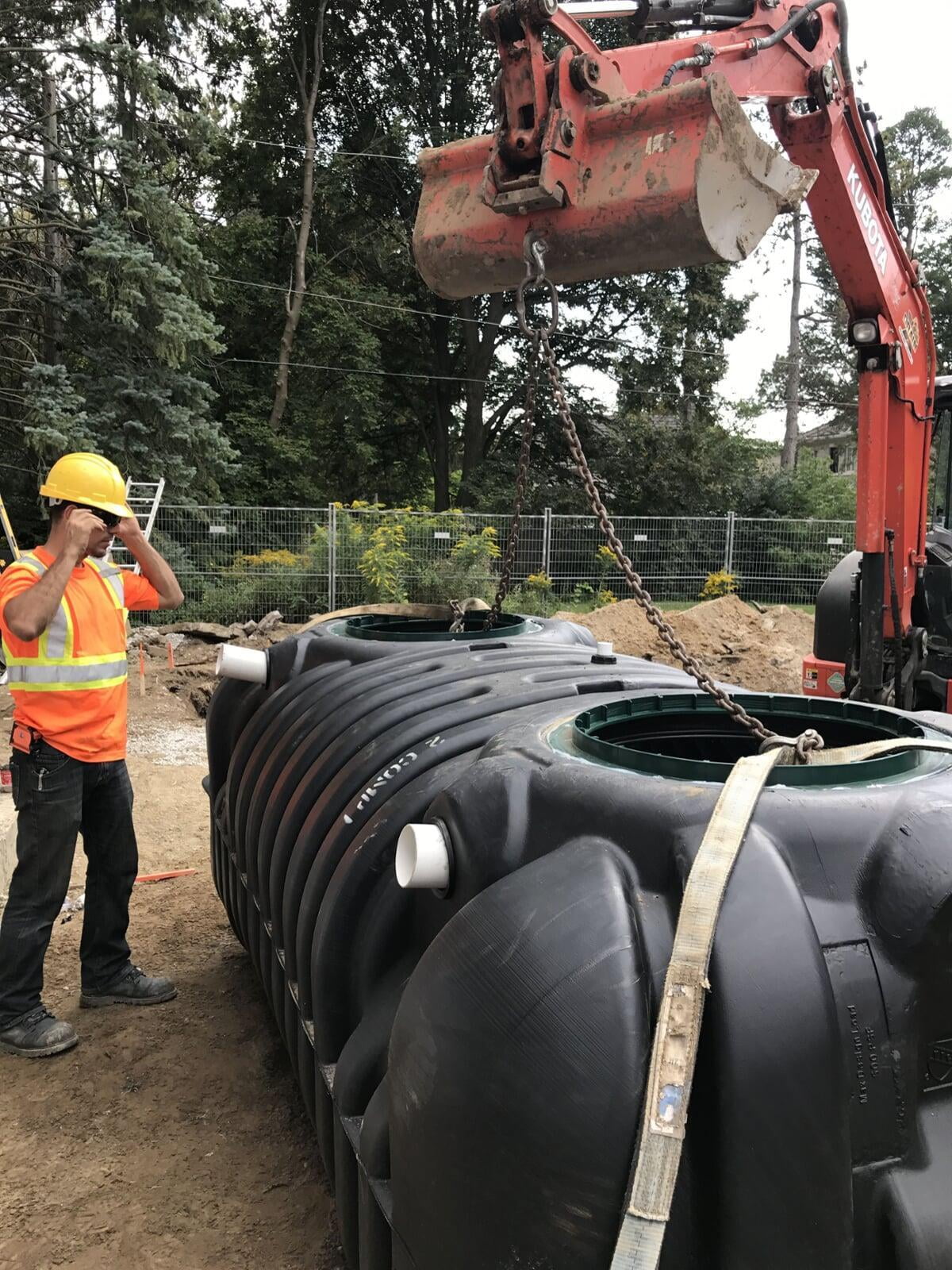 Past Irrigation Rainwater Harvesting Project in Toronto